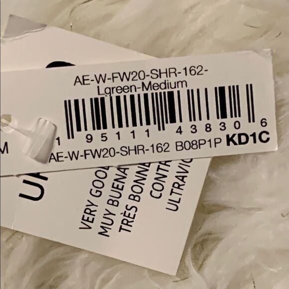 Amazon Essentials Green Lightweight Button up Shirt - Picture 8 of 8